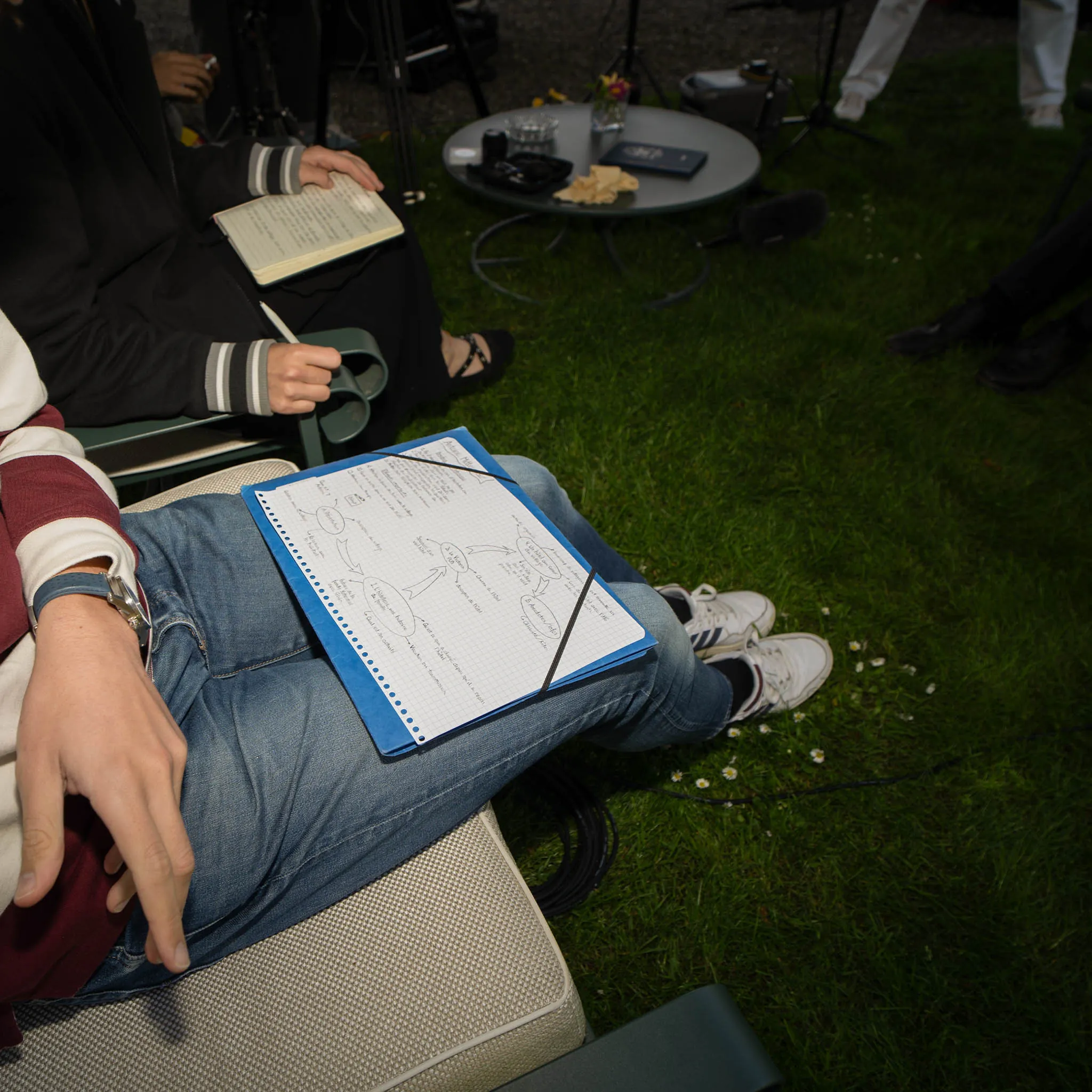Photo du storyboard du film.